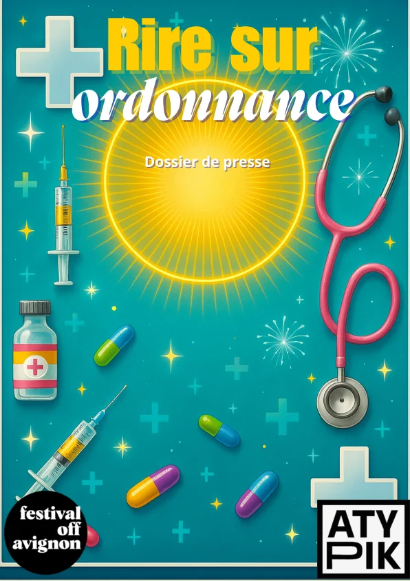 Couverture du dossier de presse de Rire sur ordonnance